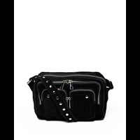 Núnoo Skuldertaske Ellie new suede Sort 1