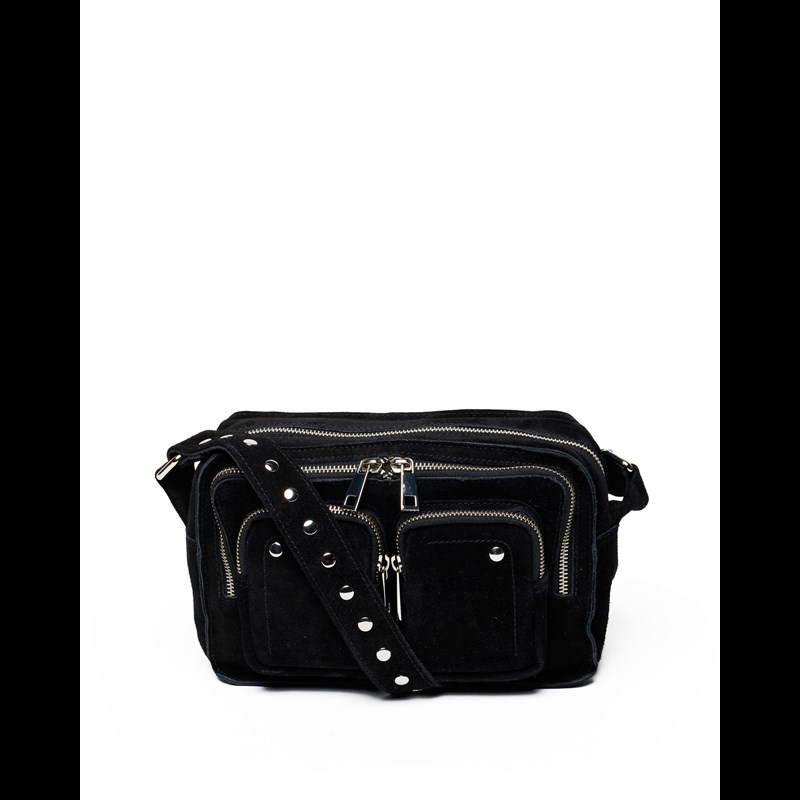 Núnoo Skuldertaske Ellie new suede Sort 1