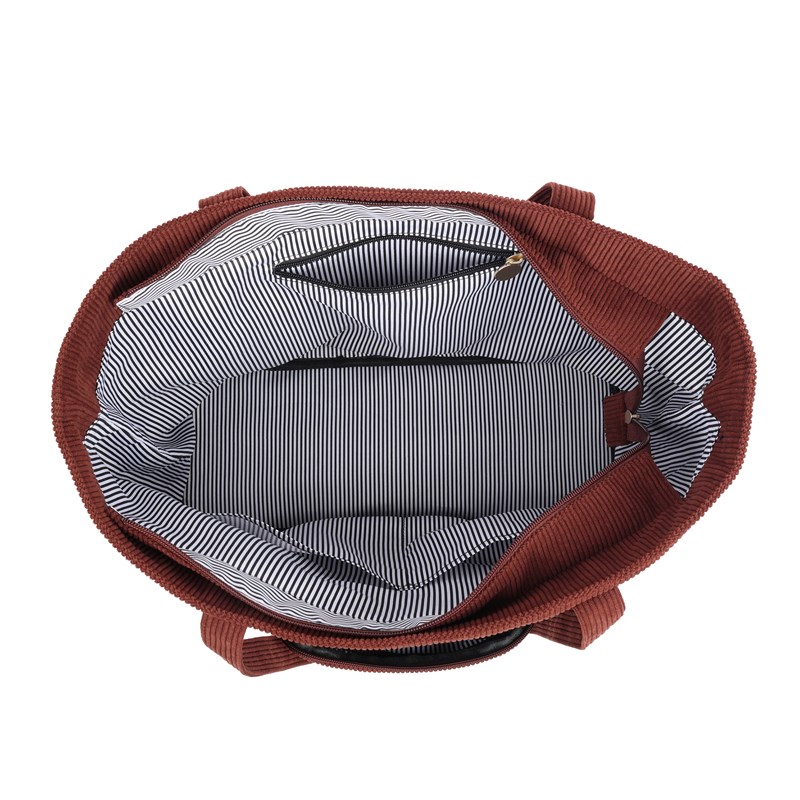 Conmé Projekttaske Creative Bag Brun/rød 4