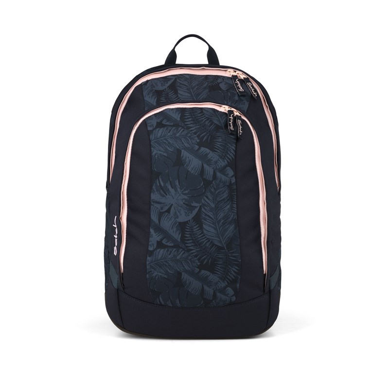Satch Skoletaske Air Midnight Jungle Sort/pink 1