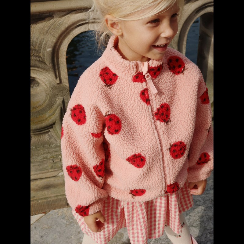 Konges Sløjd Jacka Jody Teddy Ladybug Pink Röd/rosa 18 mdr. 5