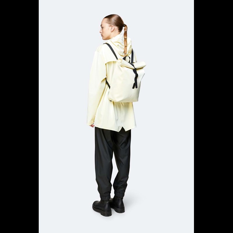 Rains Rygsæk Rolltop Mini Creme 5