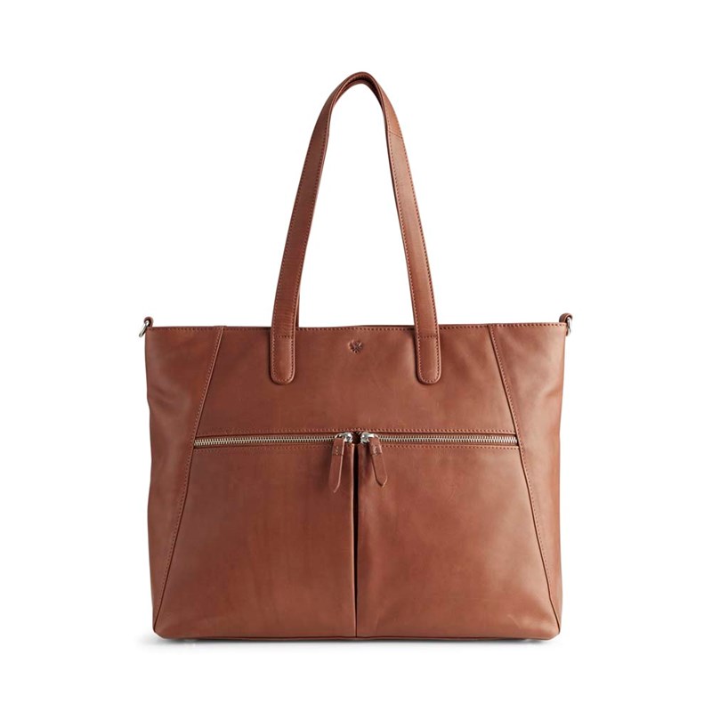 Aura Computertaske Paris  Cognac/brun 15" 2