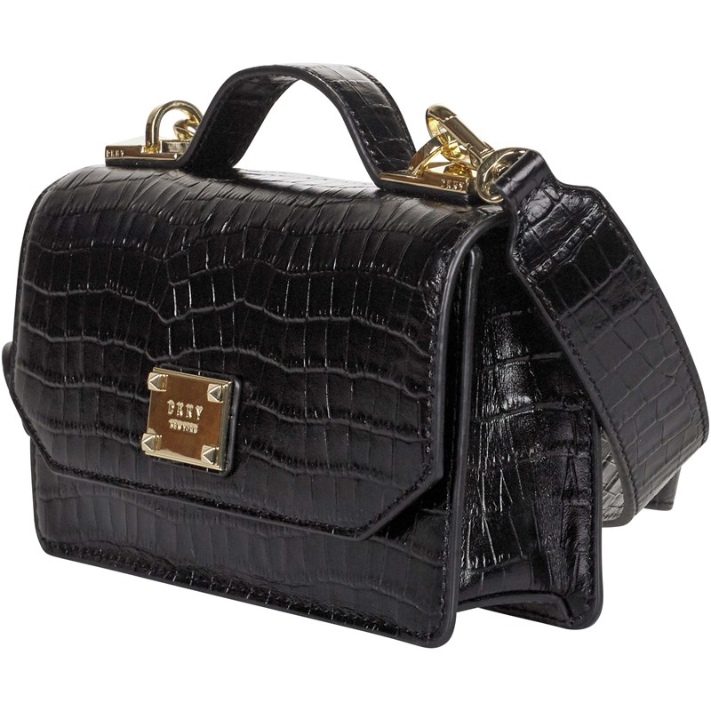 DKNY Skuldertaske Perla  Sort/Guld 2