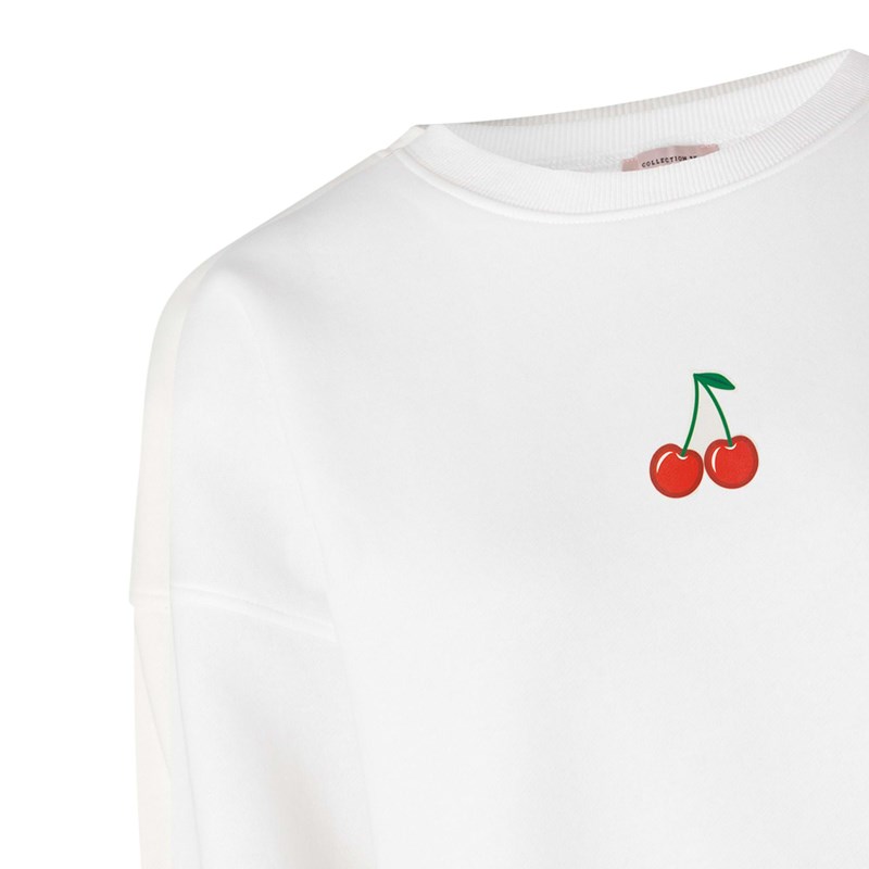 Rosemunde Sweatshirt Cherry Hvid Str L 2