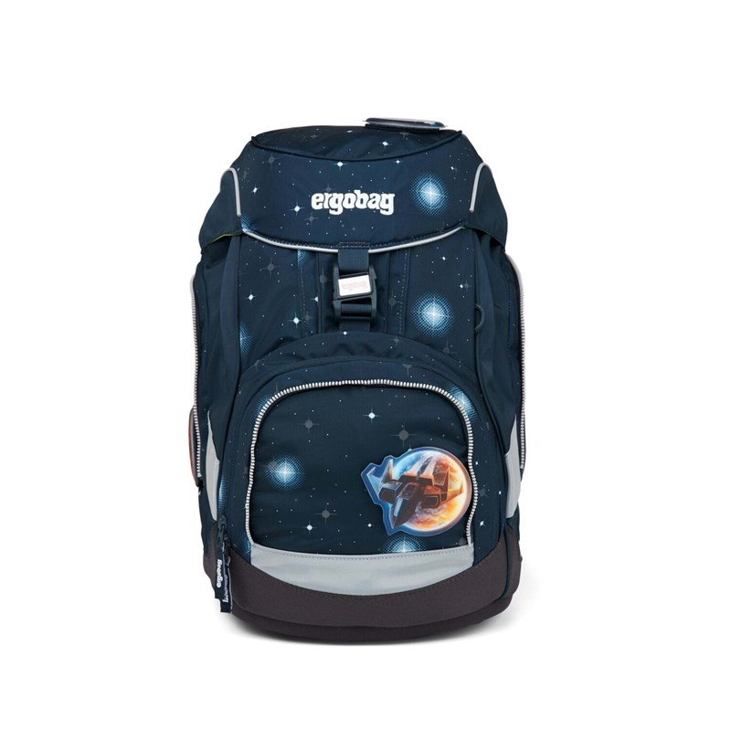 Ergobag Skolväska Set Pack Galaxy Glow Blå med stjärnor 2