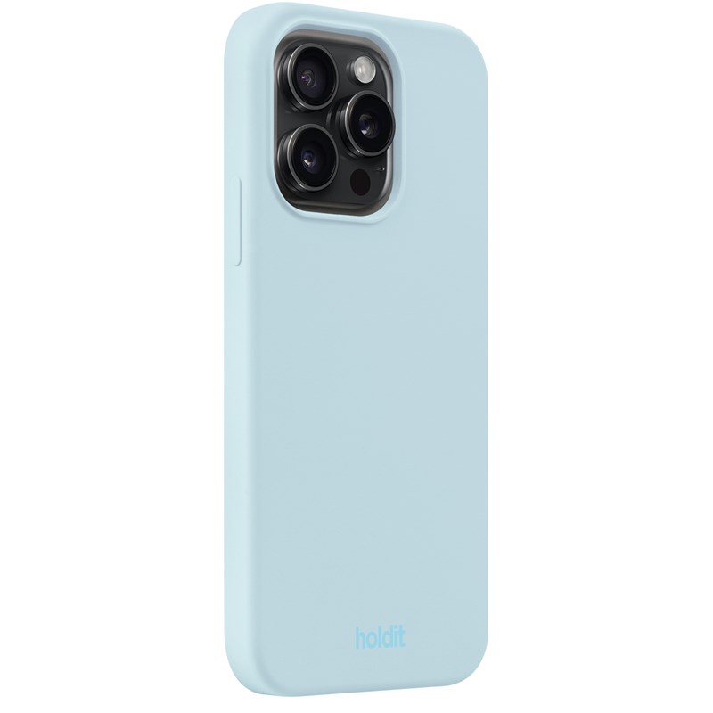 Holdit Mobilcover Mineral Blue Lyseblå iPhone 14 Pro 3