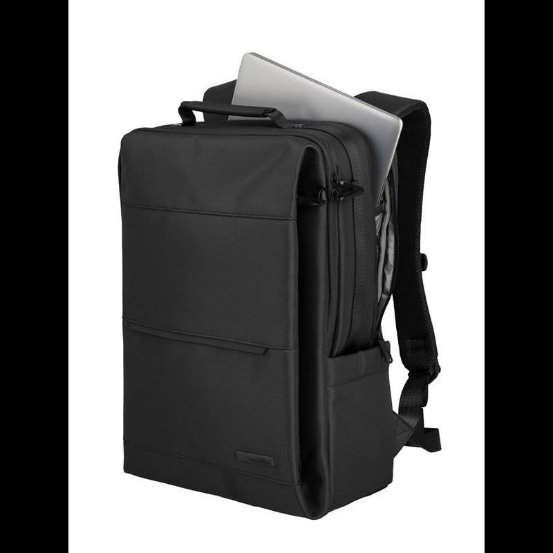 travelite WORKFLOOW backpack M, black Svart 15" 5