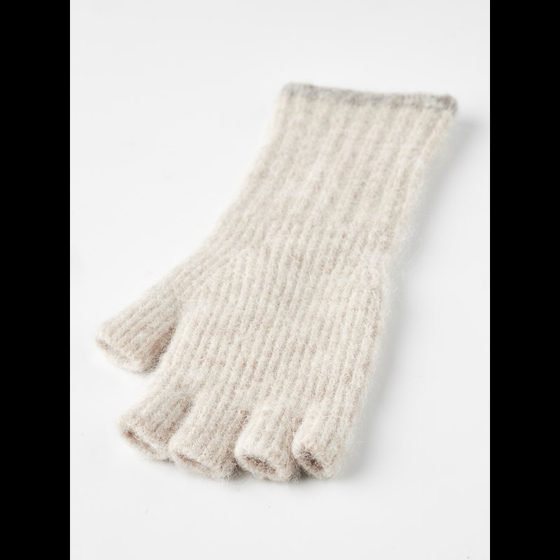 Hestra Fingerløse Vanter Moritz Beige Str. 10 2