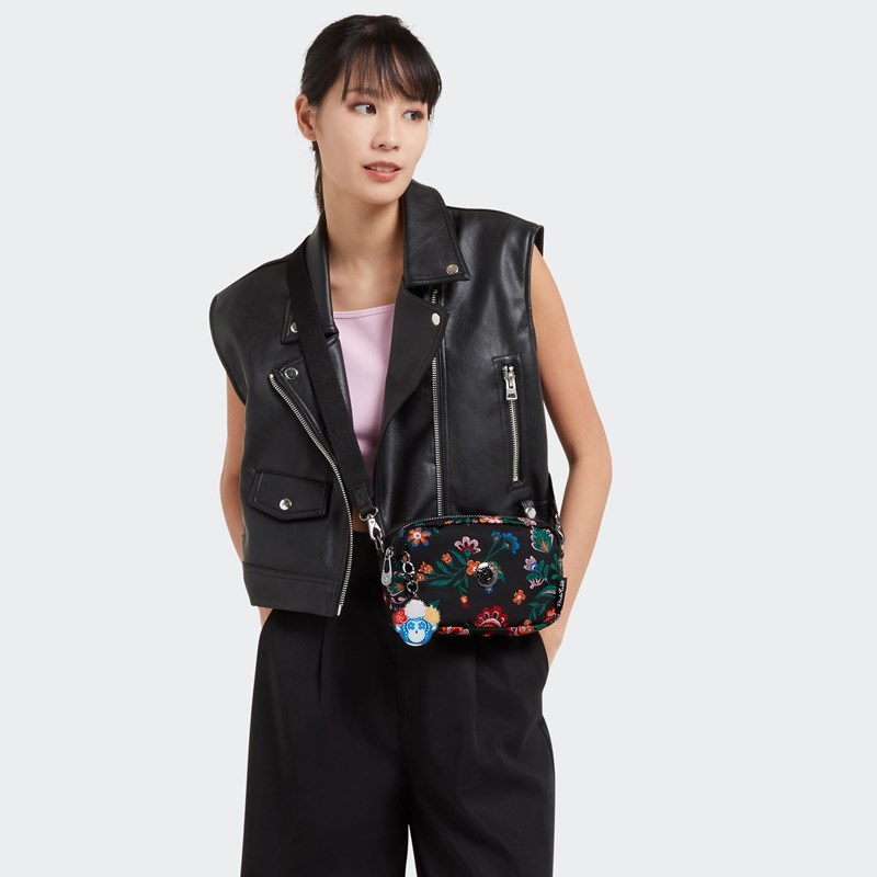 Kipling Crossbody Milda Frida Kahlo Blomster Print 7