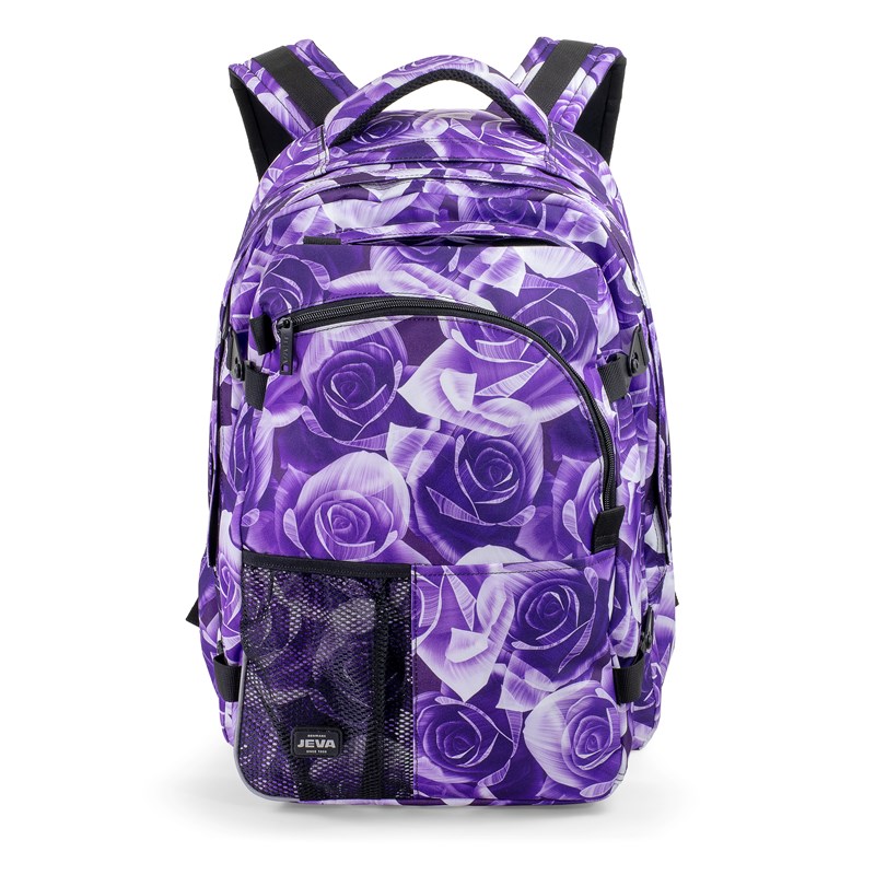 JEVA Rygsæk Supreme Purple Rose Lilla blomst 1