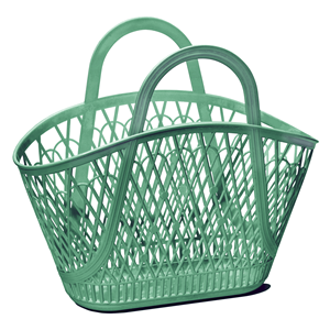 Sun Jellies Shopper Betty Basket Oliv