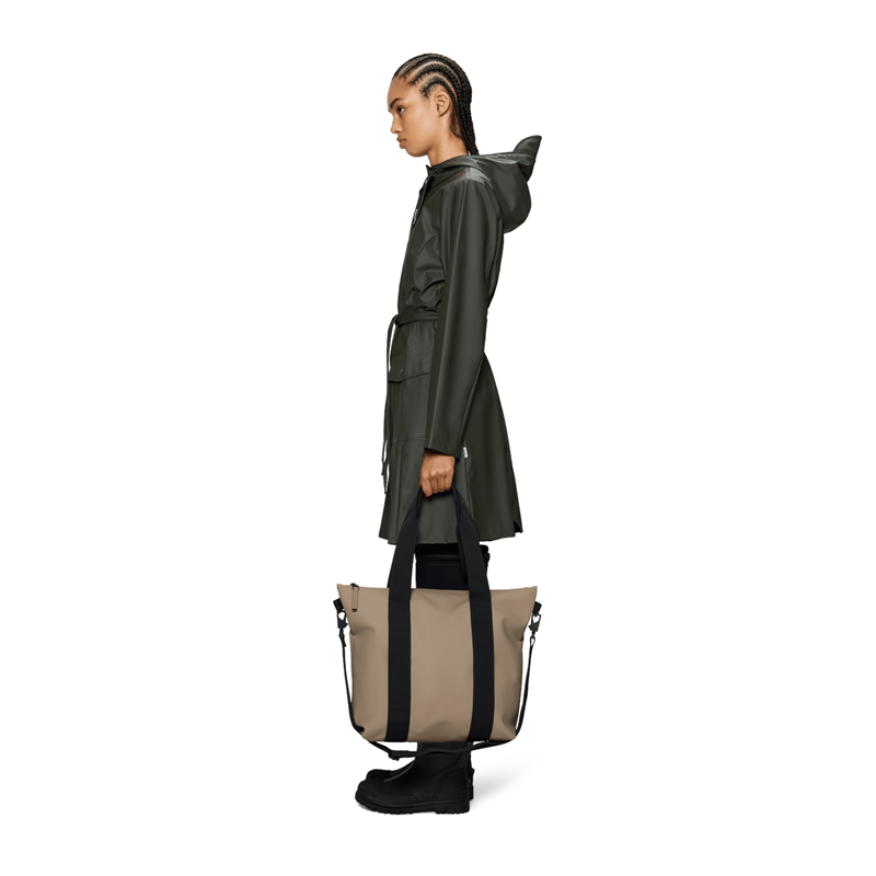 RAINS Tote Bag Mini Beige 4