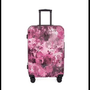 Aries Travel Resväska Seattle 66 Cm Rosa mönstrad