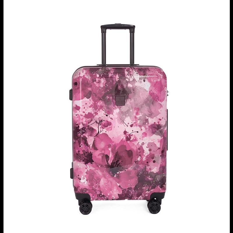 Aries Travel Kuffert Seattle Pink mønstret 66 Cm 1