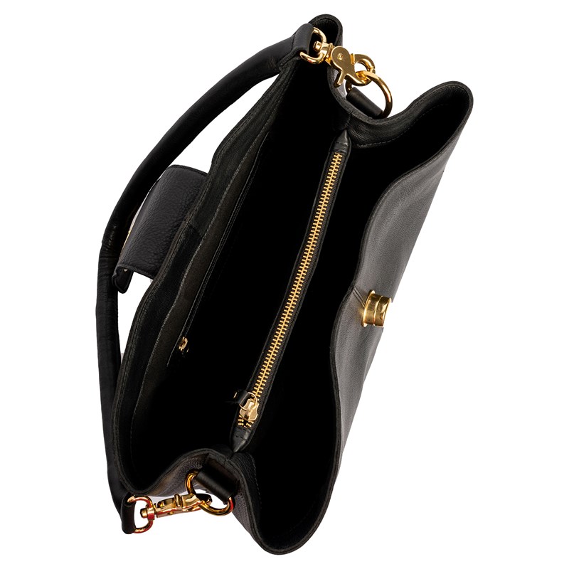 RE:DESIGNED Crossbody Carola Big Sort/Guld 4