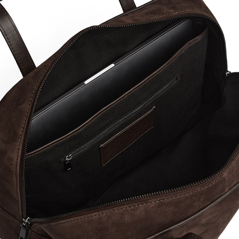 MARKBERG Computertaske ElaraMBG Suede M. Brun 14" 6