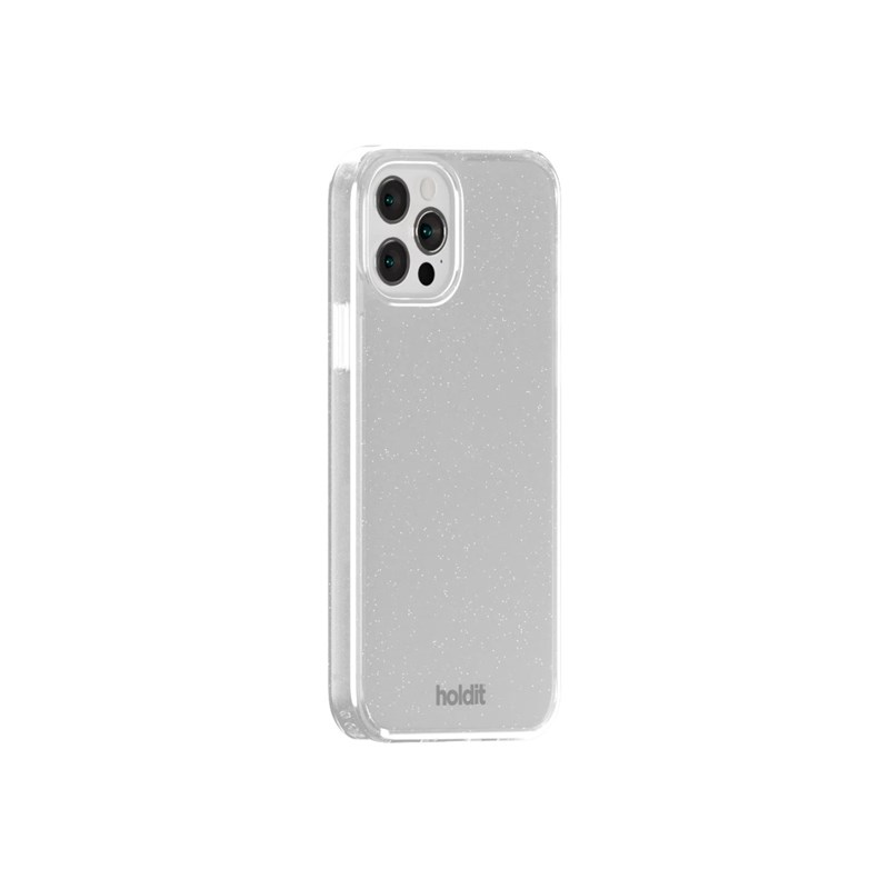 Holdit Mobilfodral Glitter Vit iPhone 12/12 Pro 3