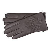 HERA Damehandske Logo Taupe Str 6,5