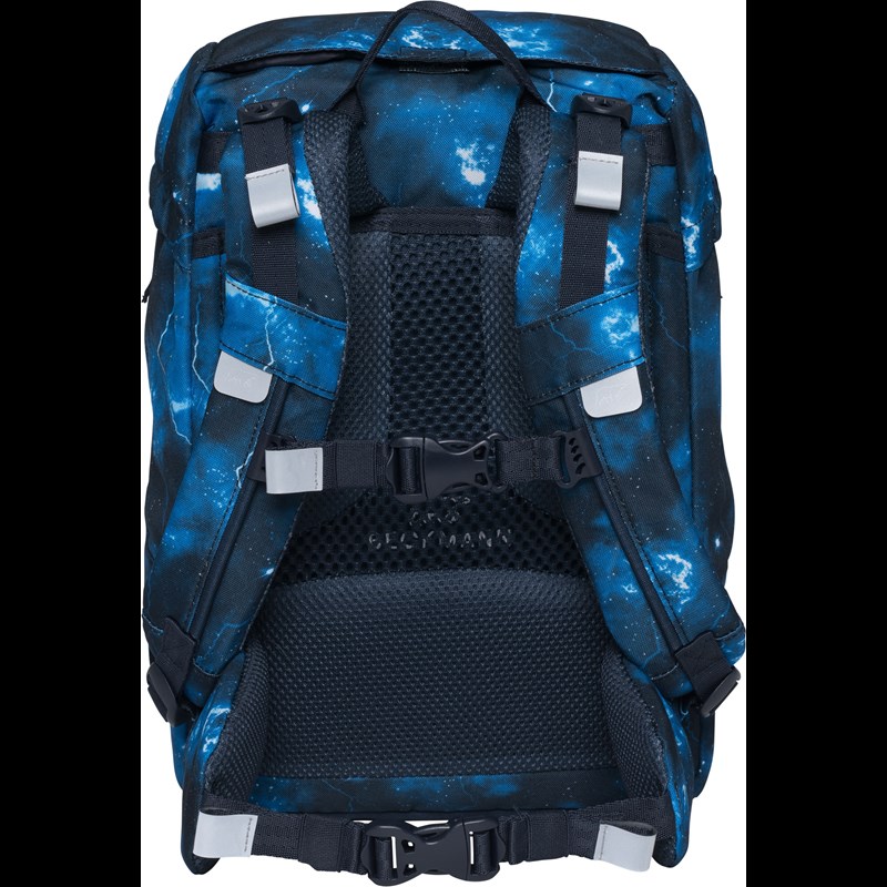 Beckmann Skoletaske Classic Tech Rex Sort/Navy 4