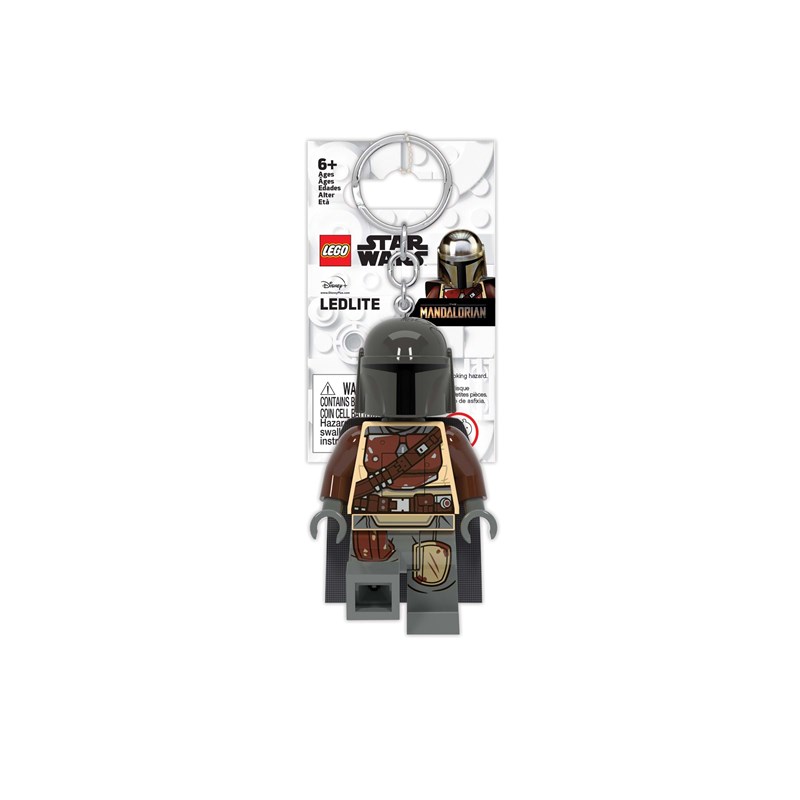 LEGO Bags Nyckelring m/LED ljus Mandalor Svart/Svart 1