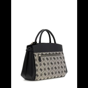 Guess Handväska Melinda Logo Svart/grå alt image