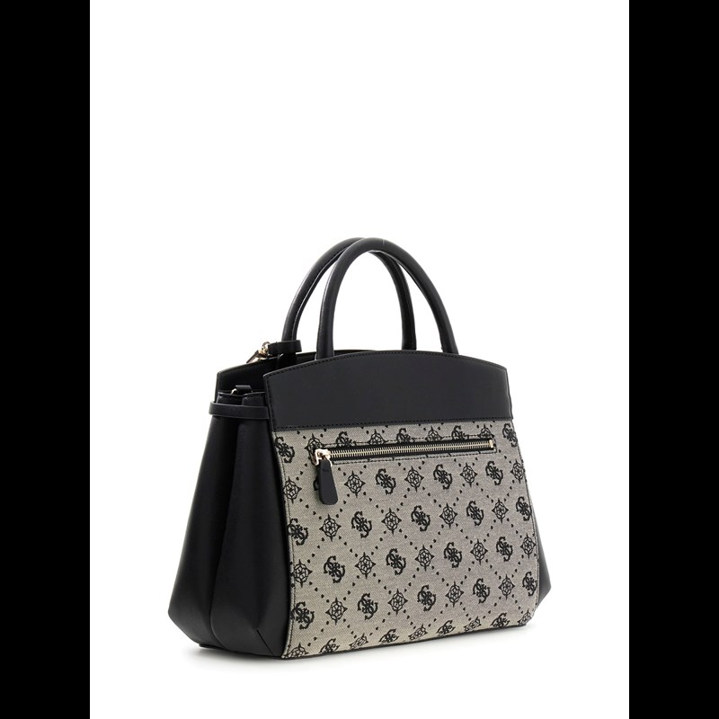 Guess Handväska Melinda Logo  Svart/grå 2