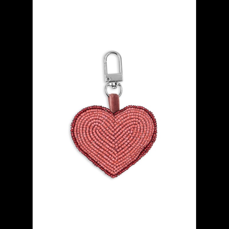 Konges Sløjd Nøglering med Perler Rød 4