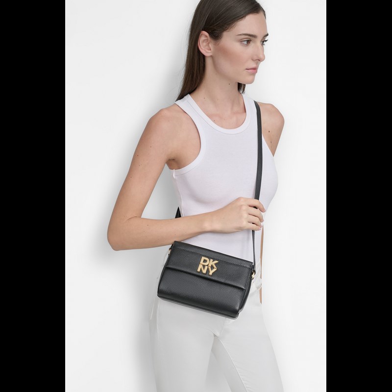 DKNY Crossbody Rosa  Svart/Guld 2