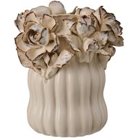 Ib Laursen Vase Glaseret Hvid