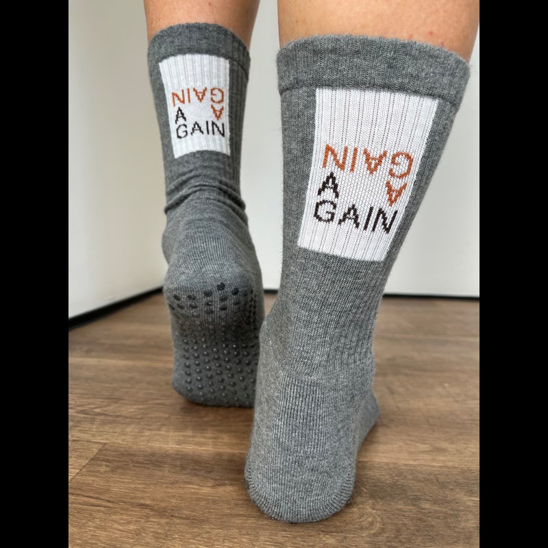 Again Yoga/ Reformer/ Padel Strumpor Grå 37-39 4