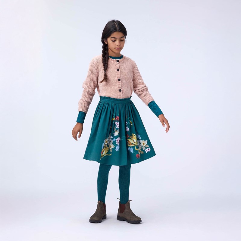 Molo Strumpbyxor Glitter Rib m. grön 92-98 2