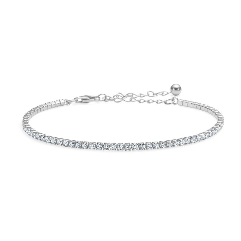 Studio Z Armbånd Tennis Small Sølv