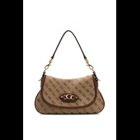 Guess Skuldertaske Samantha Flap Brun 1
