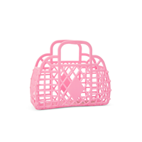 Sun Jellies Håndtaske Retro Basket Mini Pink 1
