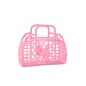 Sun Jellies Handväska Retro Basket Mini Rosa