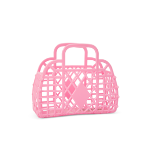 Sun Jellies Håndtaske Retro Basket Mini Pink