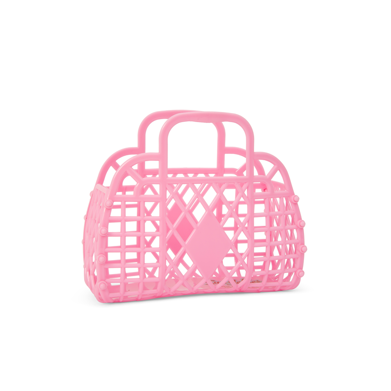 Sun Jellies Handväska Retro Basket Mini Rosa 1