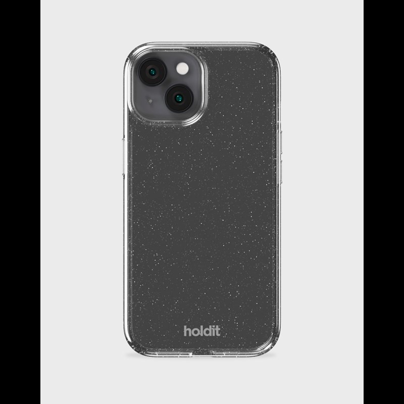 Holdit Mobilfodral Glitter Vit iPhone 13/14/15 2