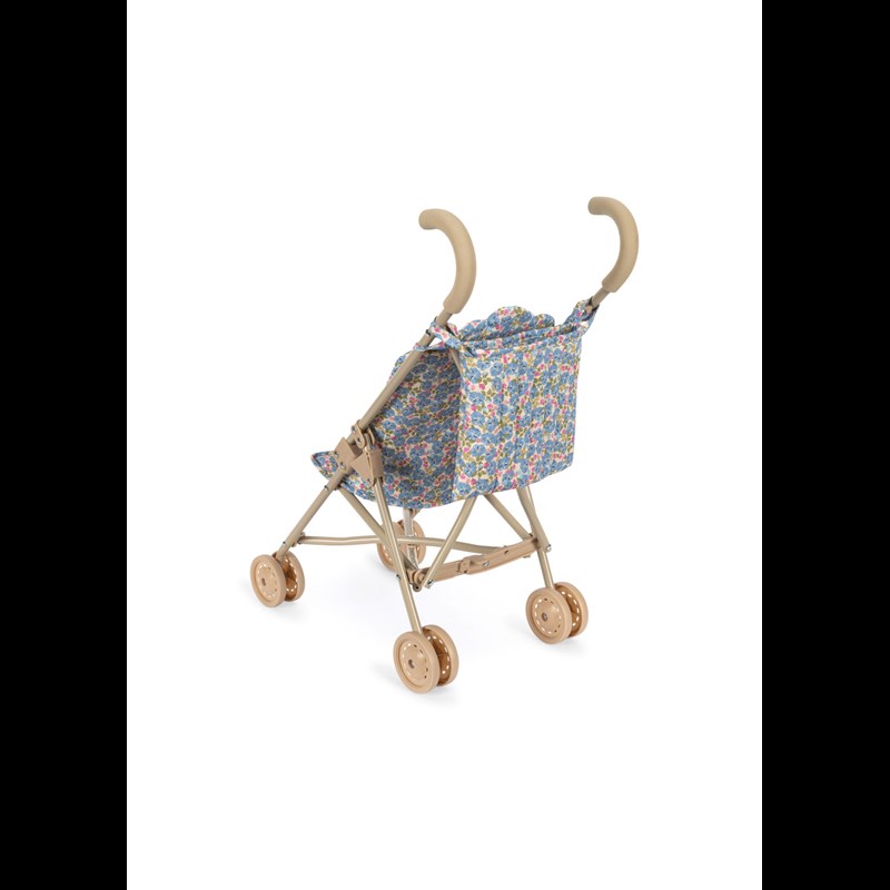Konges Sløjd Dukkeklapvogn Fleur Rosier Blå/lyseblå 2