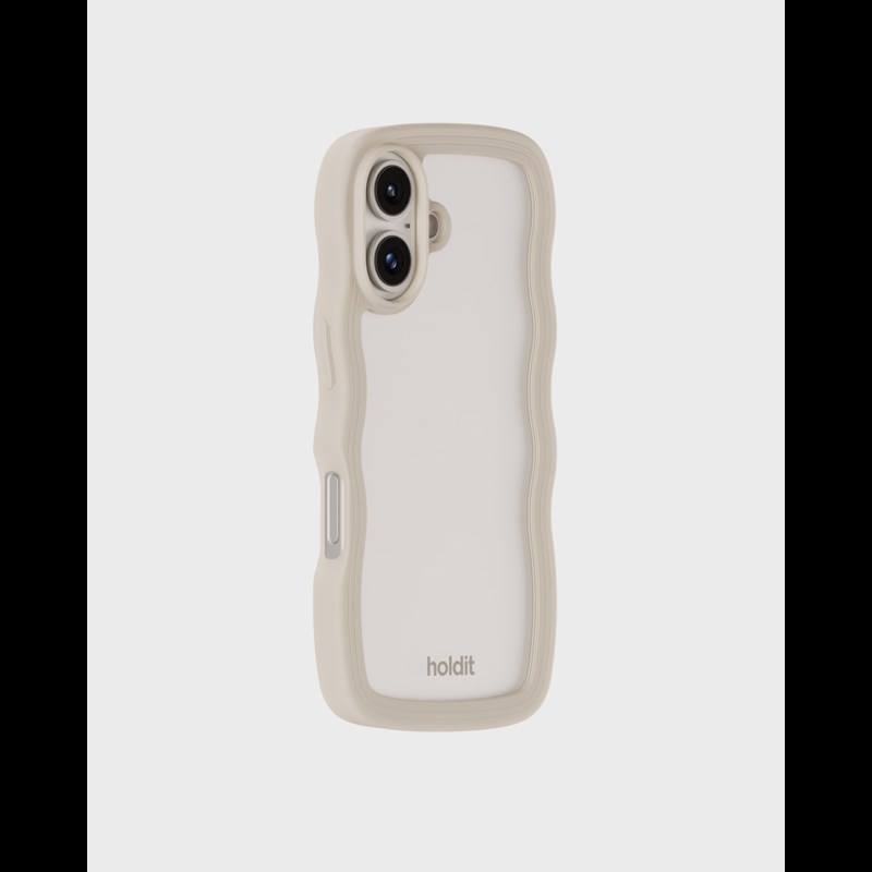 Holdit Mobilfodral Wavy Beige Iphone 16 Plus 3