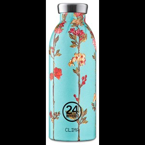 24Bottles Termoflaske Clima Bottle Blå Blomst