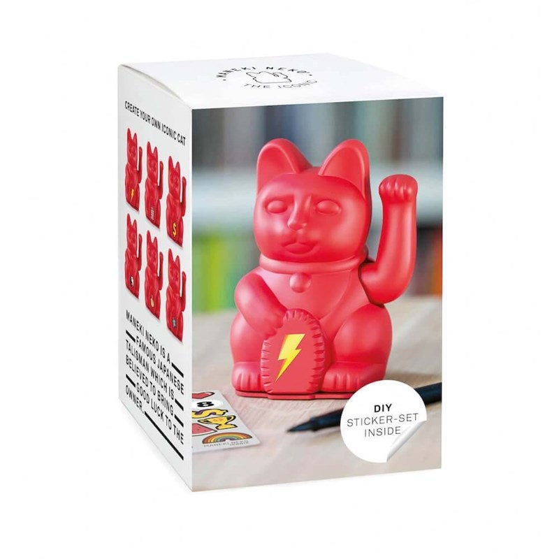 Donkey Vinkekat Maneki Neko  Rød 3