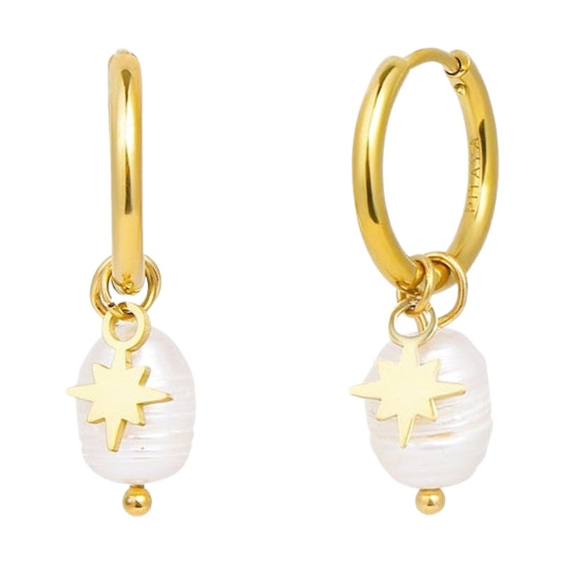 PITAYA Örhänge Nima Pearl  Guld