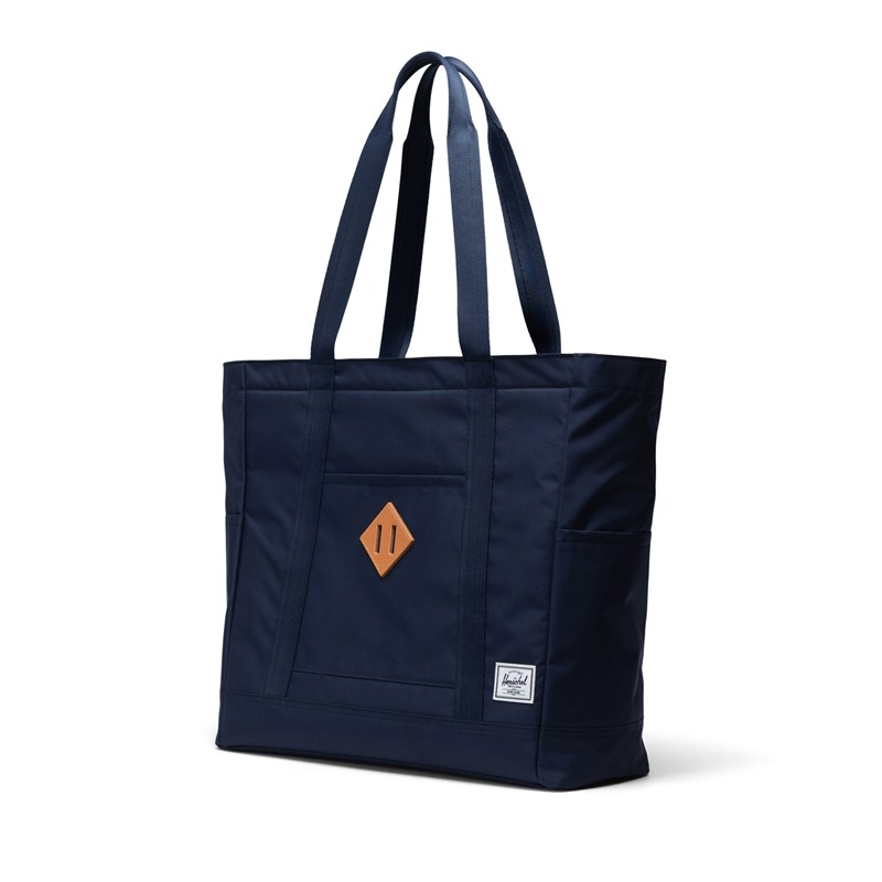 Herschel Shopper Tote Heritage Navy/Cognac 2