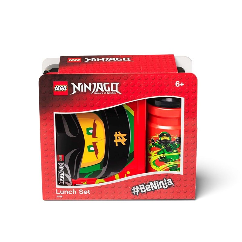 LEGO Bags Madkassesæt Ninjago Rød/sort
