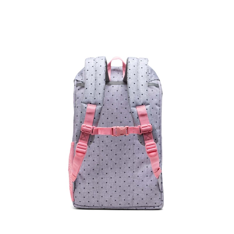 Herschel Skoletaske Little America Yout Sort/grå/pink 4