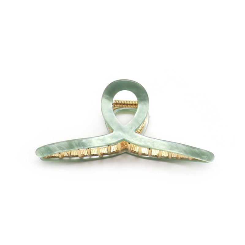 Conmé Hårspänne Rina, grönt L. Grön 1