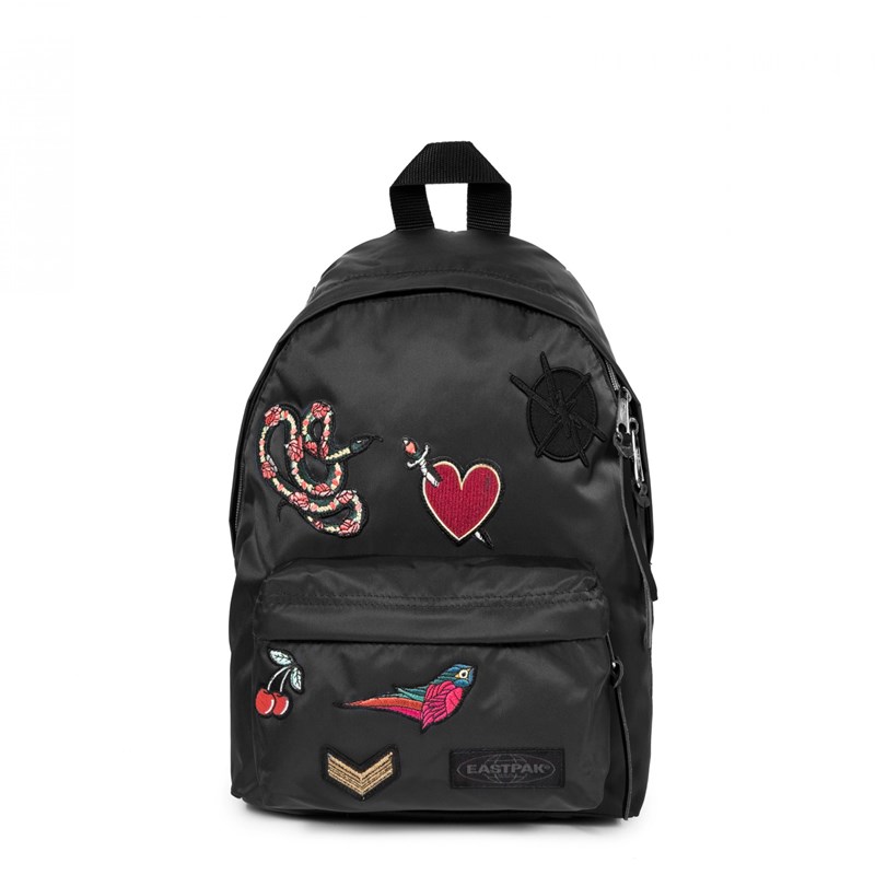 Eastpak Rygsæk Orbit Sort m/mønster 1