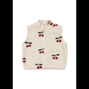 Konges Sløjd Vest Jody Teddy Grande Cerise Multi